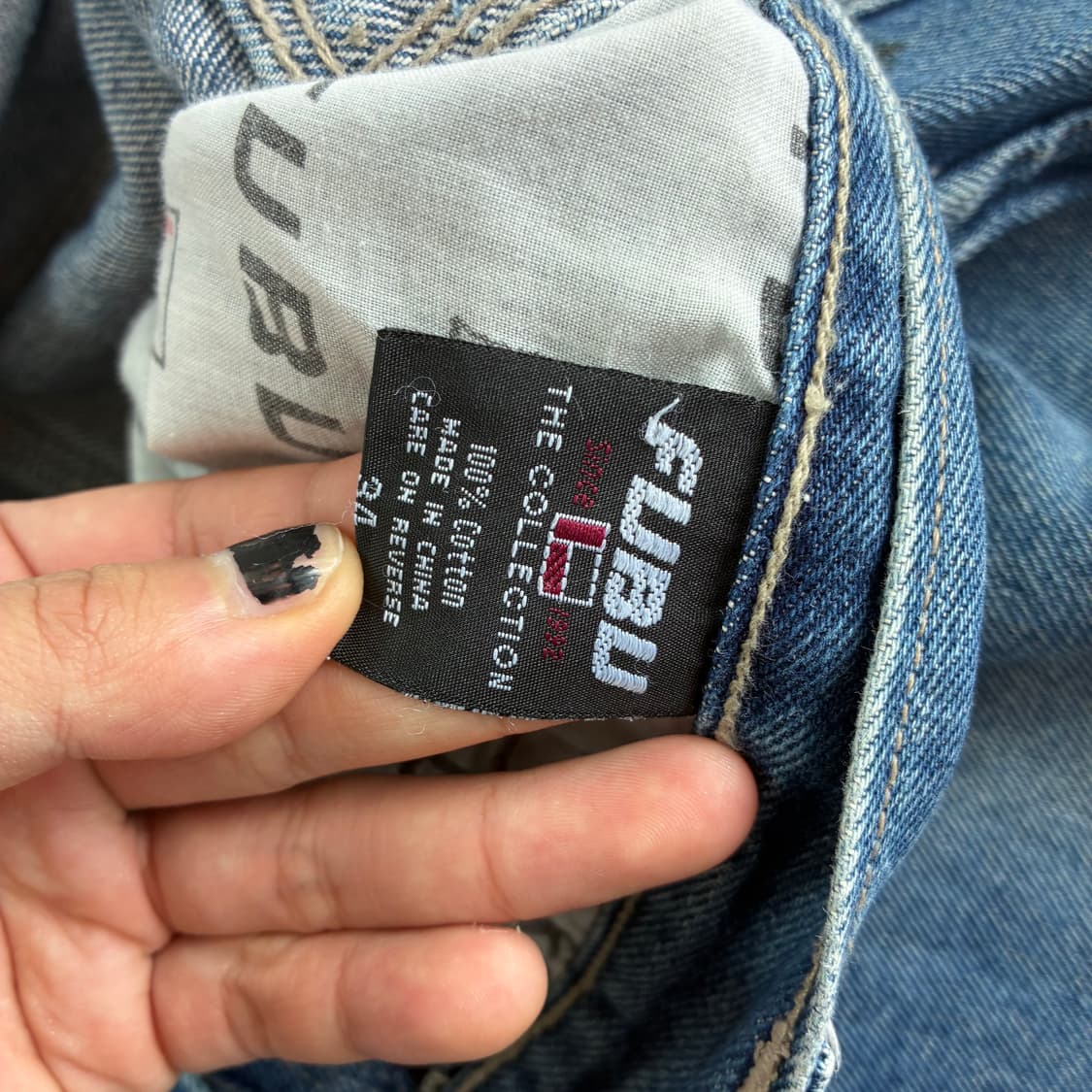 FUBU  푸부 90,s 백포켓 데님 카펜터 팬츠 상품이미지10
