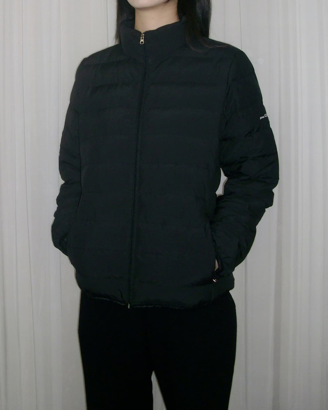 지초이 컴포트 패딩 25-004 블랙 2 상품이미지4