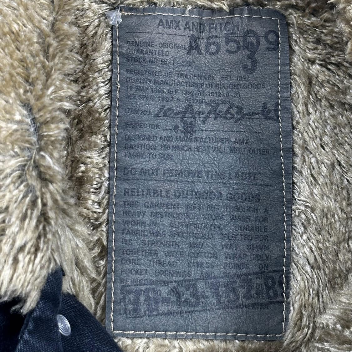 VTG 빈티지 흑청 데님 트러커자켓 S 상품이미지4