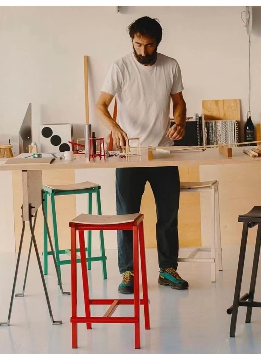 Taburete 8 바 스툴 의자 아일랜드 높은 원목의자 상품이미지7