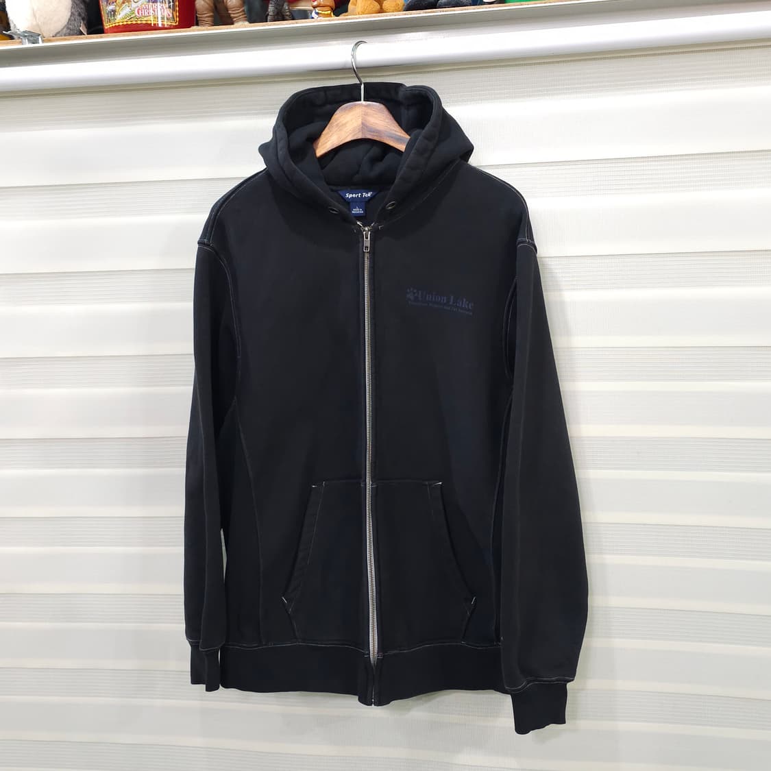 sport-tek 빈티지 후드집업- L 상품이미지1