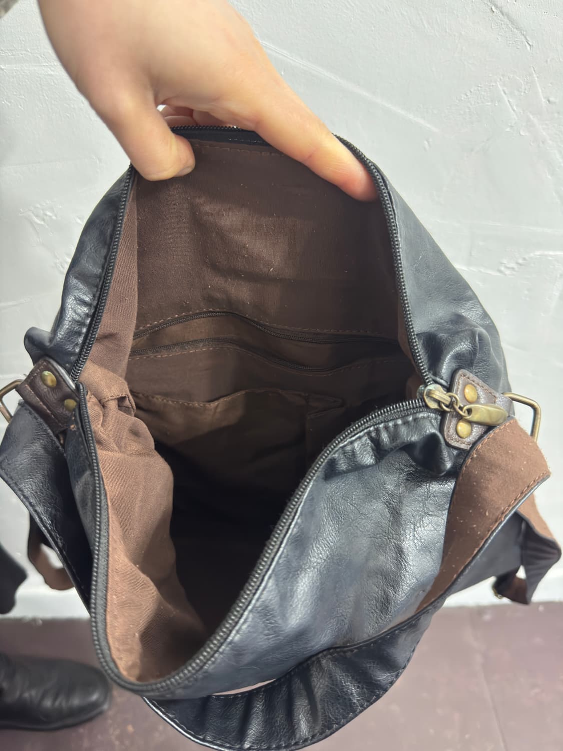 leather backpack 상품이미지5