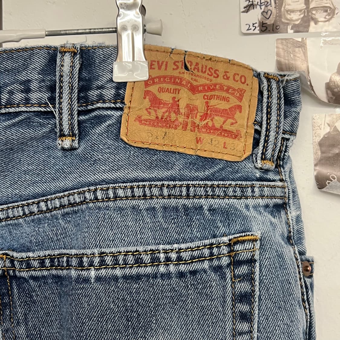 00‘s 리바이스 517 연청 빅사이즈 상품이미지4