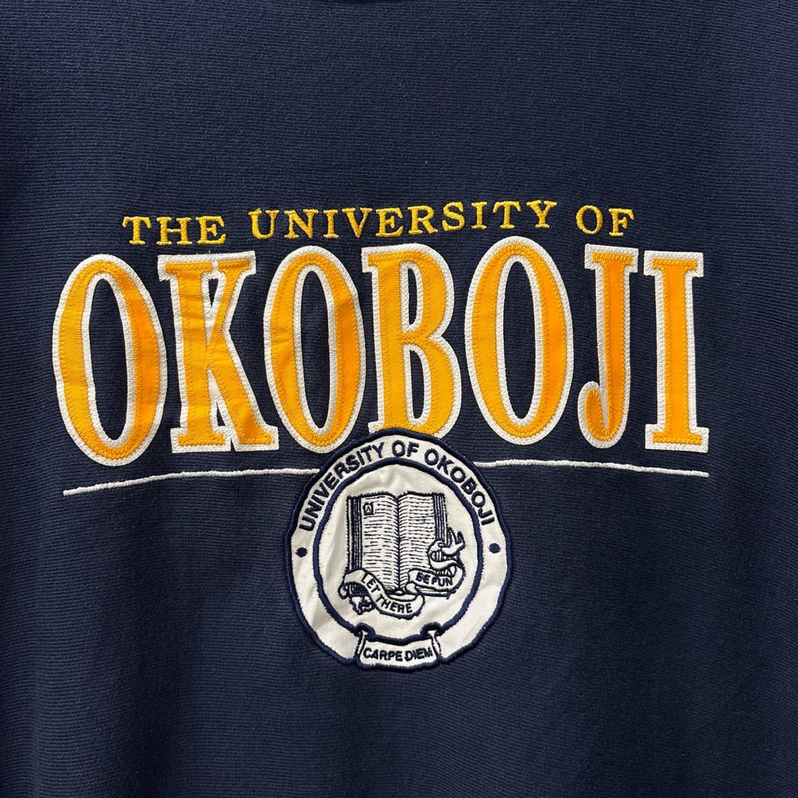 00s 챔피온 OKOBJI 유니버시티 스펠아웃 자수 스웻셔츠 N1221 상품이미지5