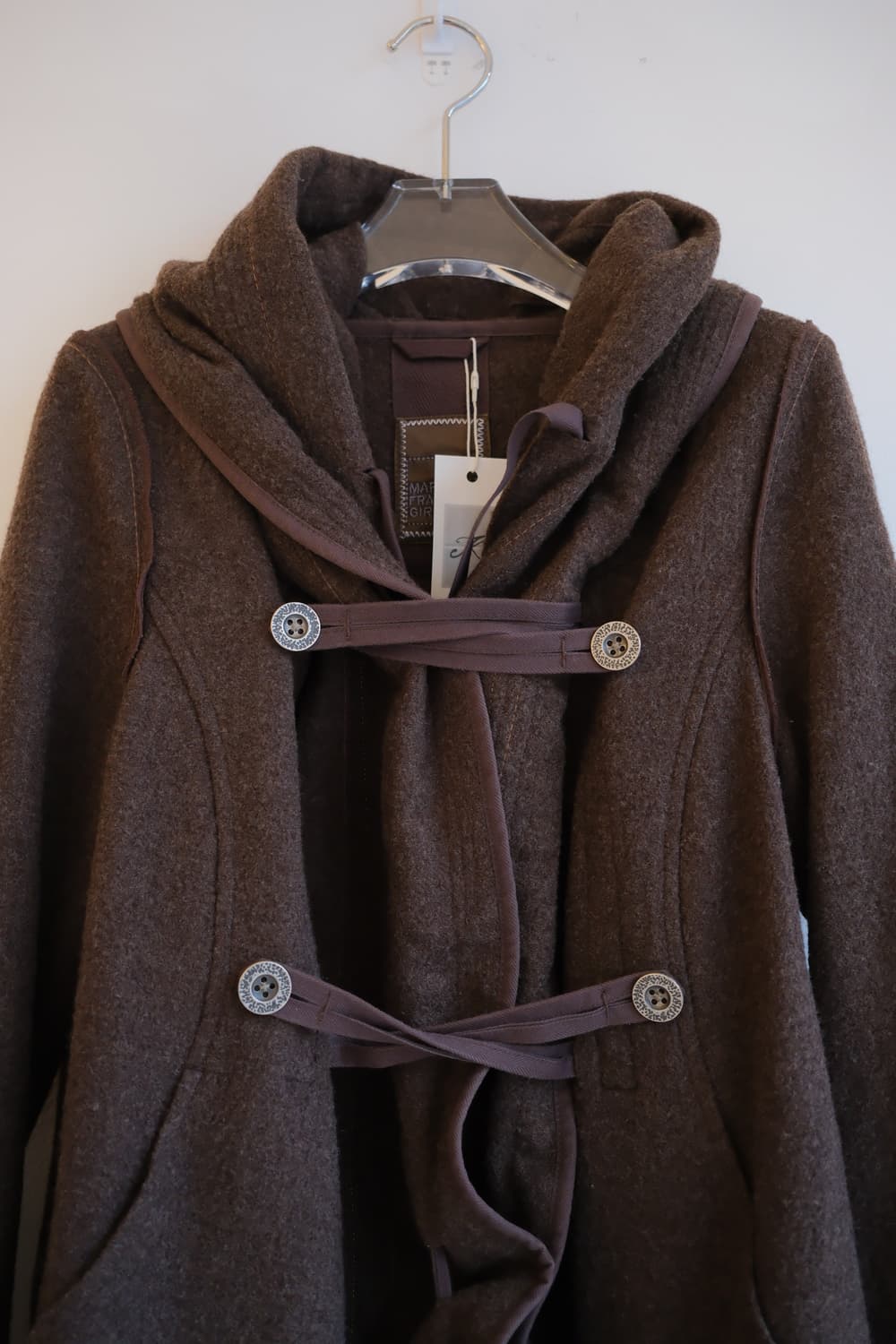 00s Bondage drape hood coat 상품이미지5