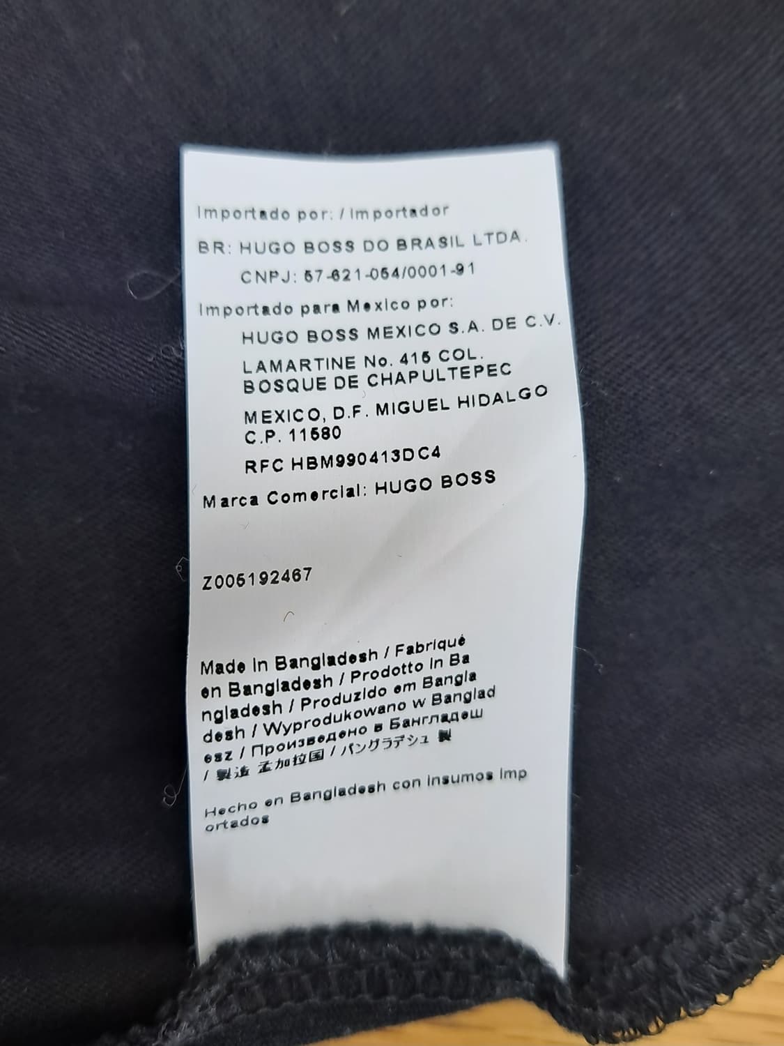 HUGO BOSS 남성 V넥 티셔츠 (Slim Fit) / 사이즈: L 상품이미지6