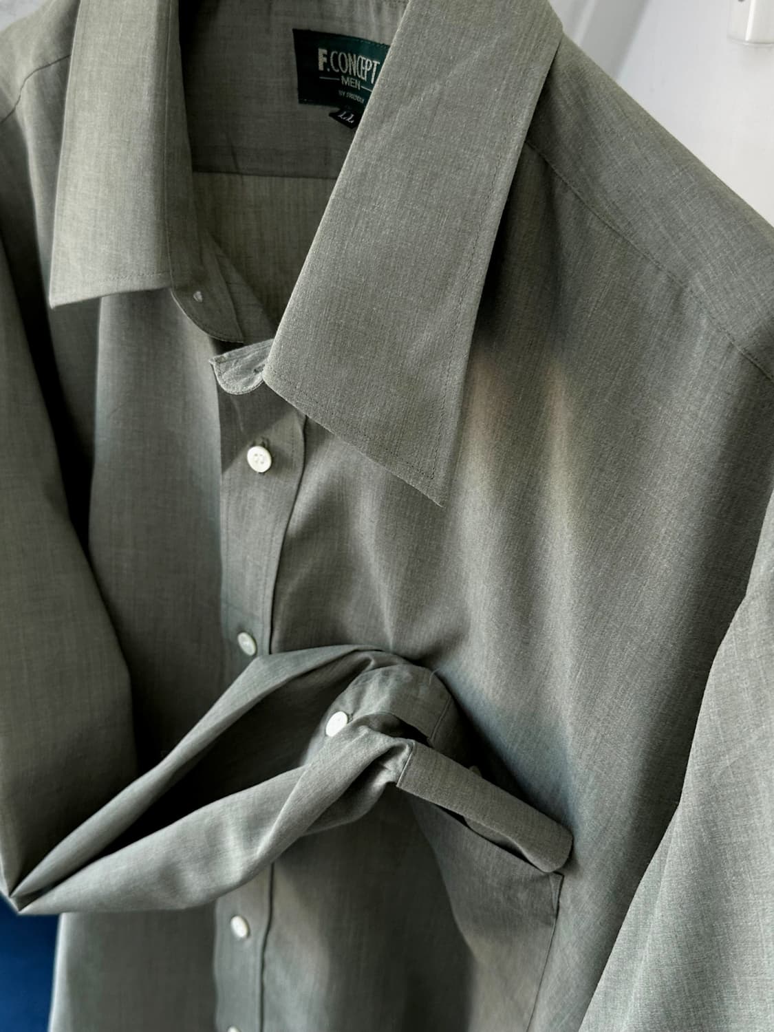 High gauge light poly L/S dress shirt 상품이미지2