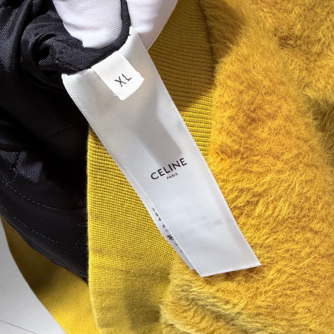 XL / 셀린느 글리터 로고 알파카 후드티셔츠 상품이미지6