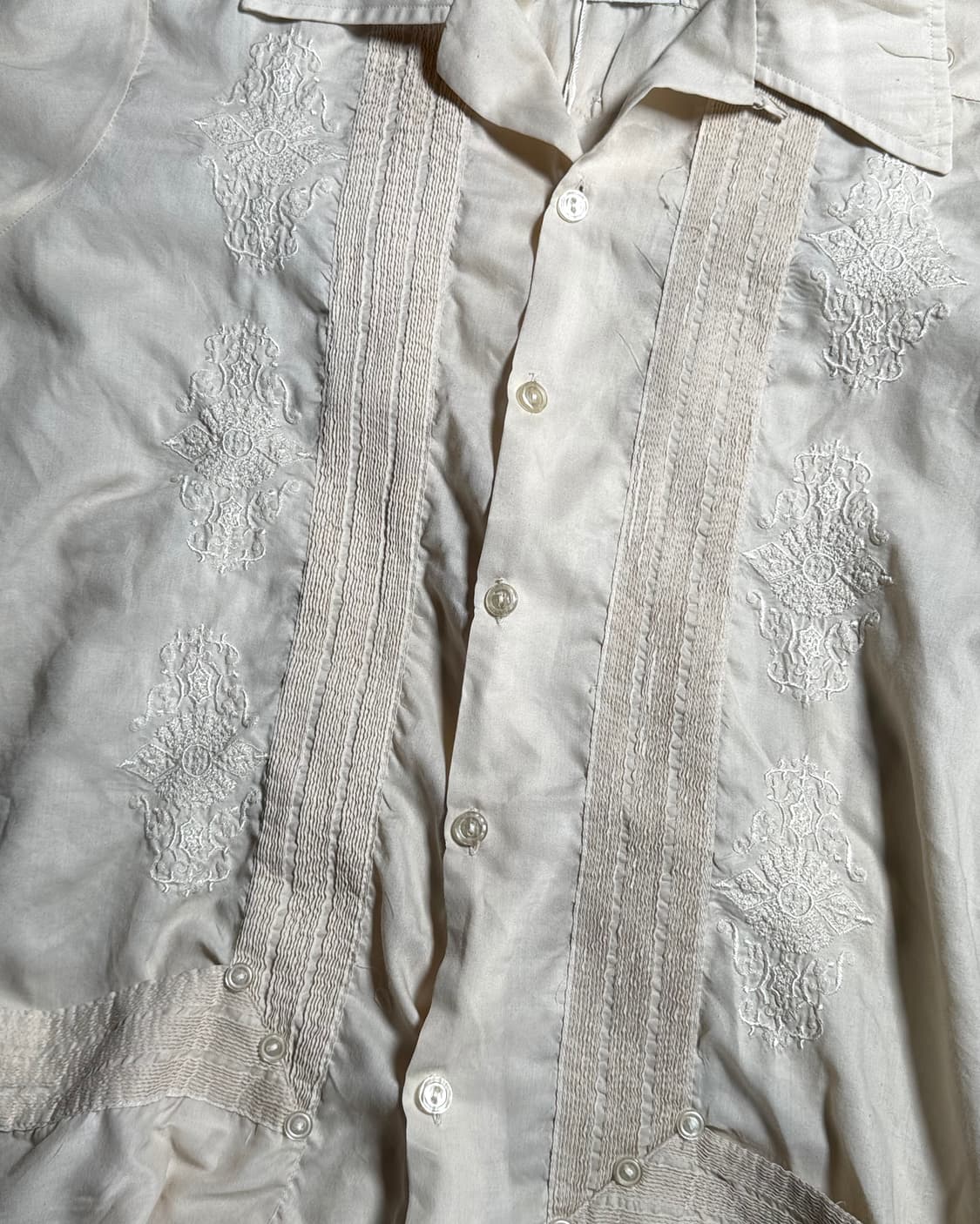 80-90's 구아야-테카 구아야베라 셔츠 M 상품이미지3