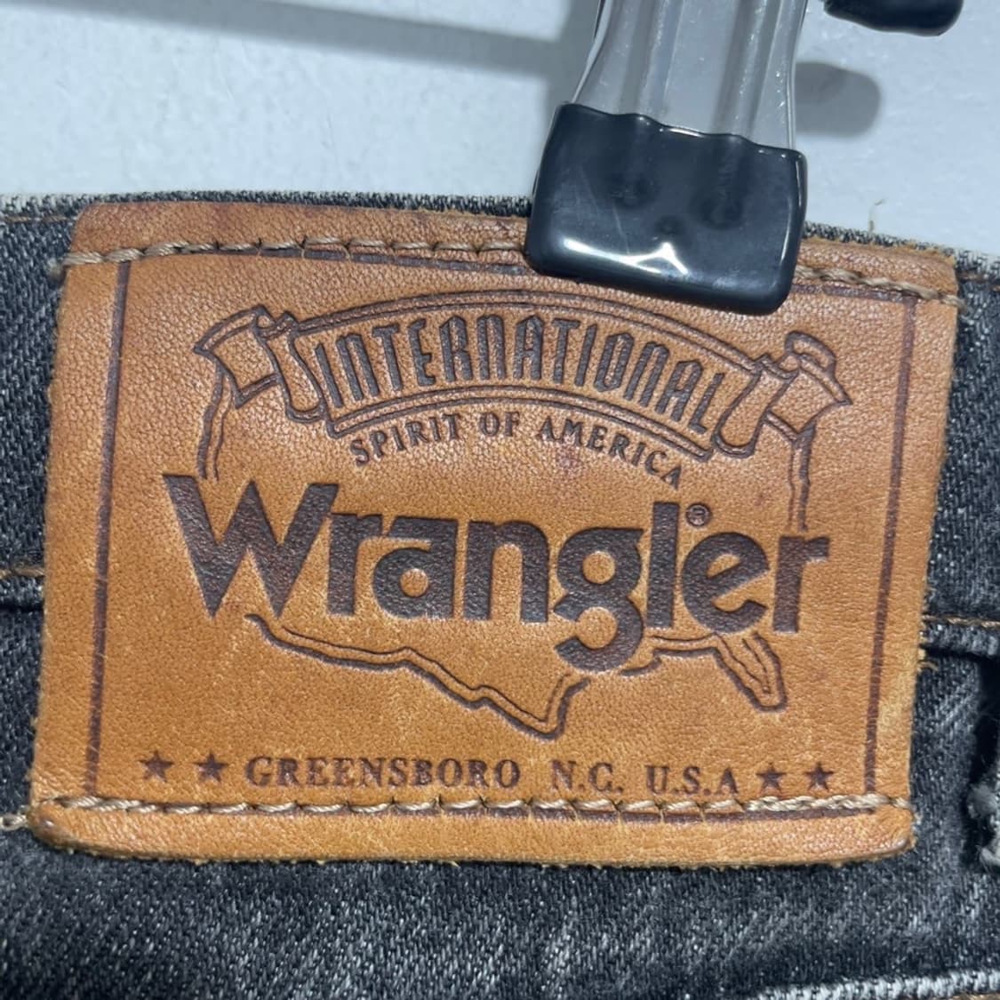 랭글러 흑청 데님팬츠 상품이미지6