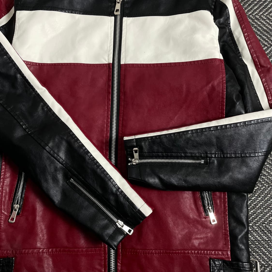 KATIE SETH 빈티지 카페레이서 레더 자켓y 3017 상품이미지5