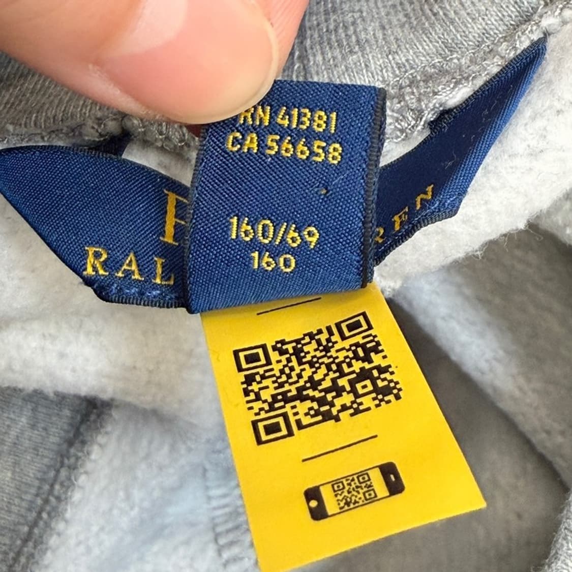 POLO RALPH LAUREN 그레이 스웻팬츠 L 상품이미지5