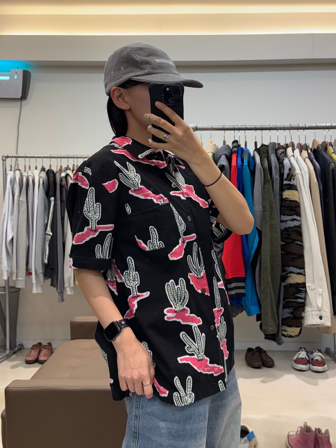 스투시 캑터스 선인장 반팔 셔츠 상품이미지7