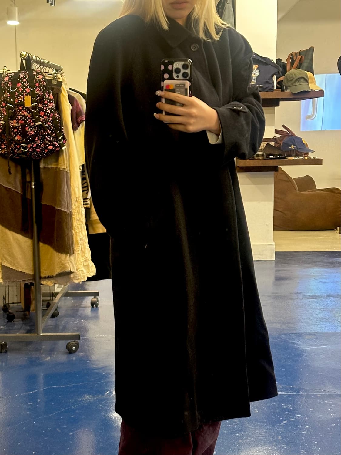 Italy cashmere 캐시미어 코트 상품이미지1