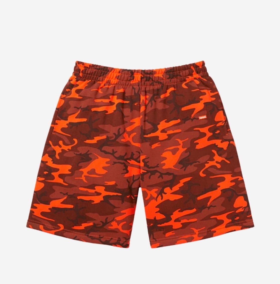 슈프림 스몰박스 스웨트 쇼츠 오렌지카모 M 반바지 상품이미지1