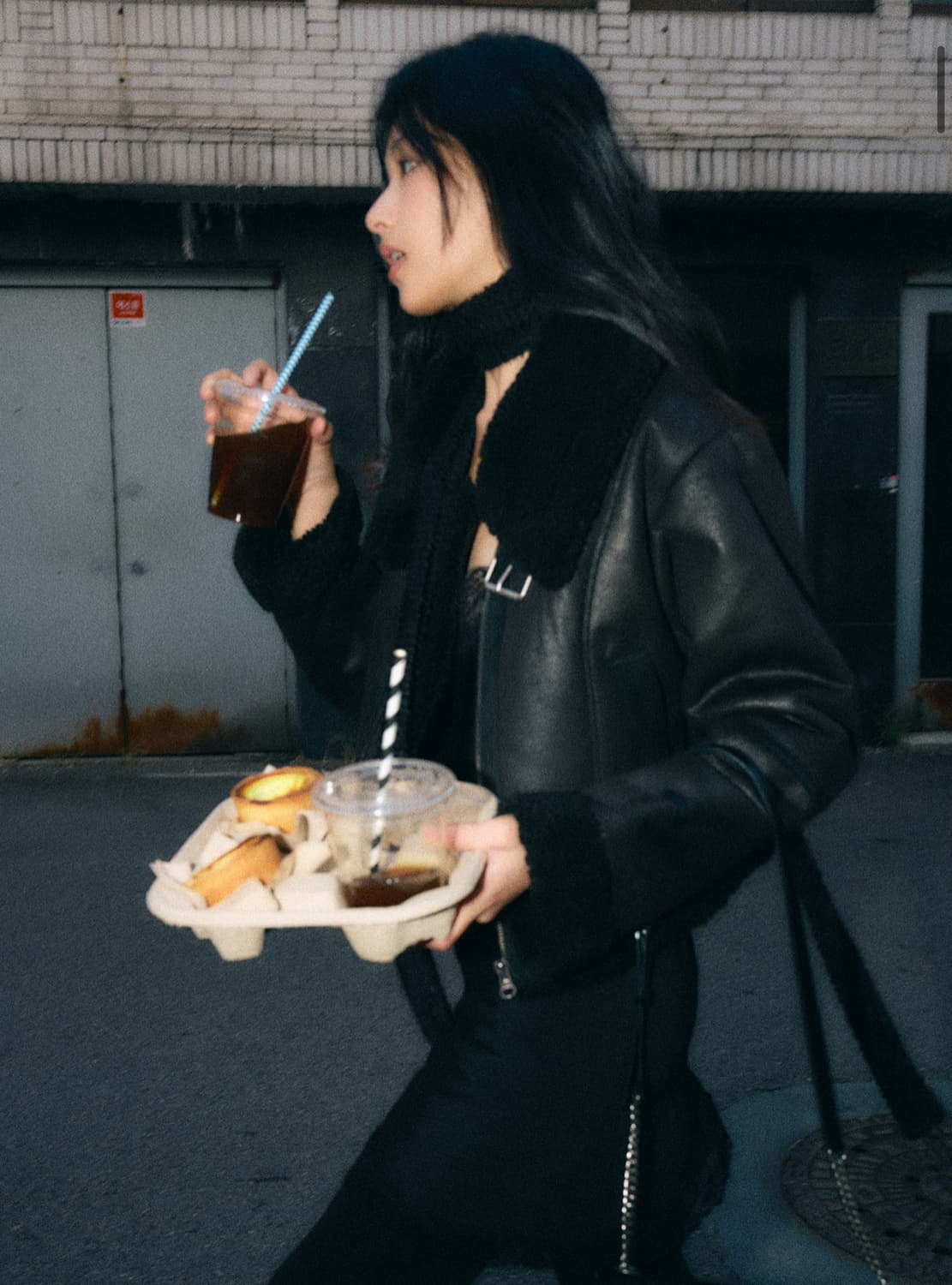 헬레네파리스 피티드 스웨이드 무스탕 상품이미지2