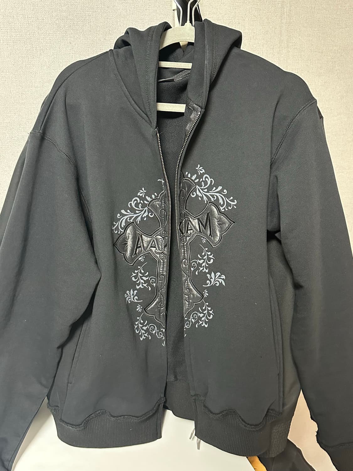 아캄후드집업 2사이즈 블랙(새상품) 상품이미지1