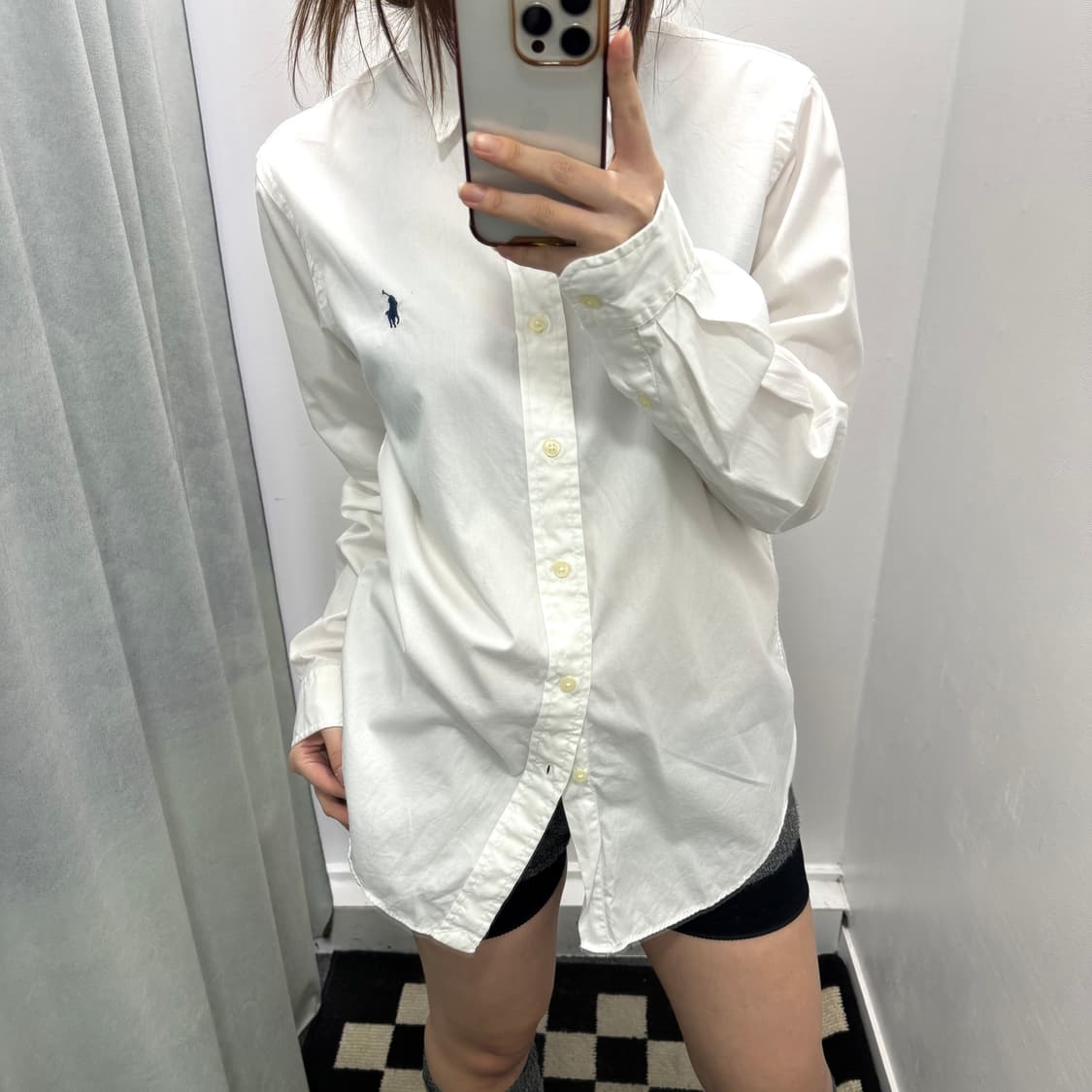 랄프로렌 클래식핏 화이트 셔츠 상품이미지2