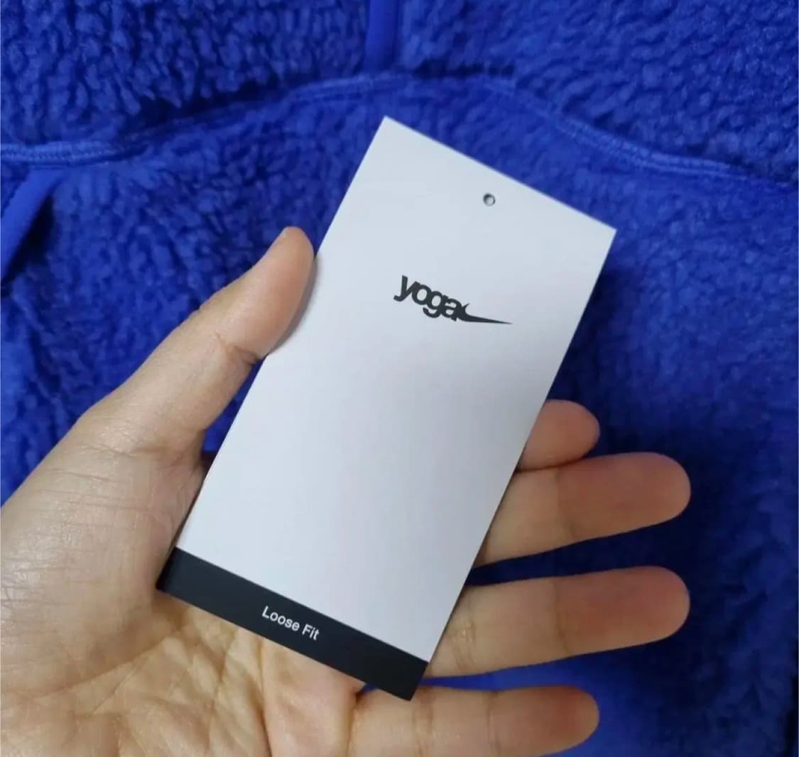 나이키 요가 셰르파 플리스 반집업 자켓 퍼플 M size 상품이미지5
