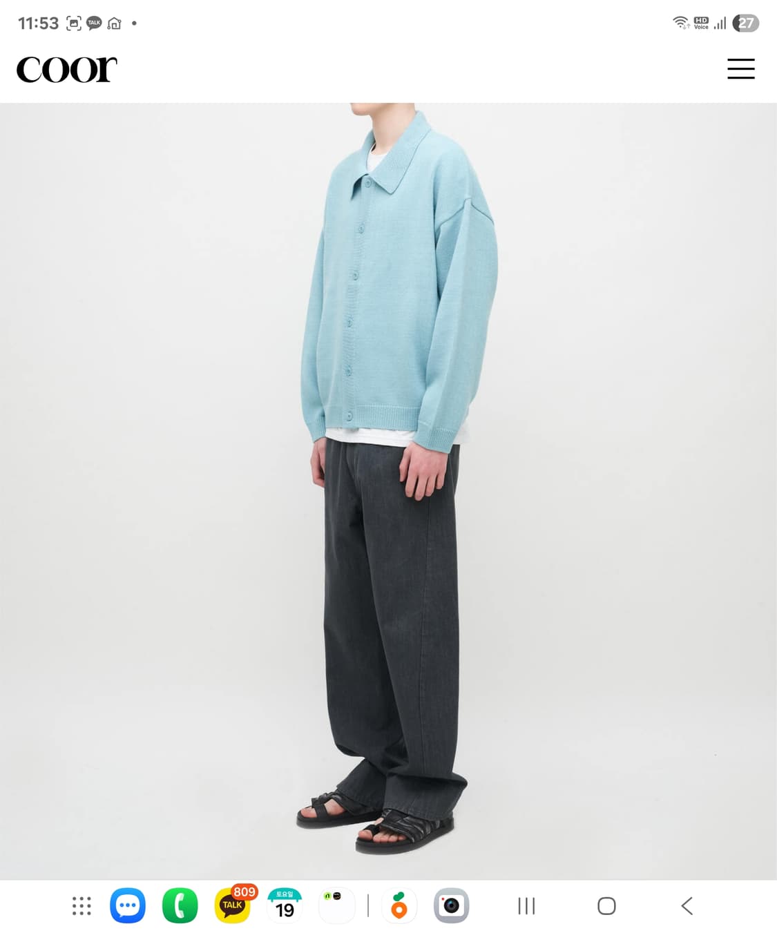 쿠어 Coor 트위스티드스톤 그레이 M사이즈 32~33사이즈 상품이미지6