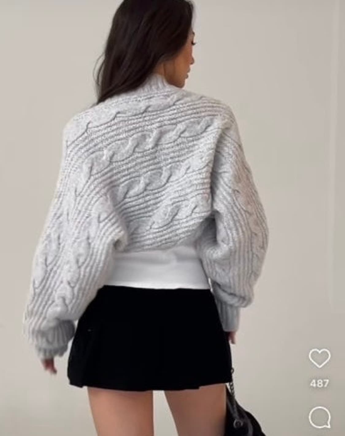 쓰리타임즈 버니볼레로 라이트그레이 (공홈단종 상품이미지3