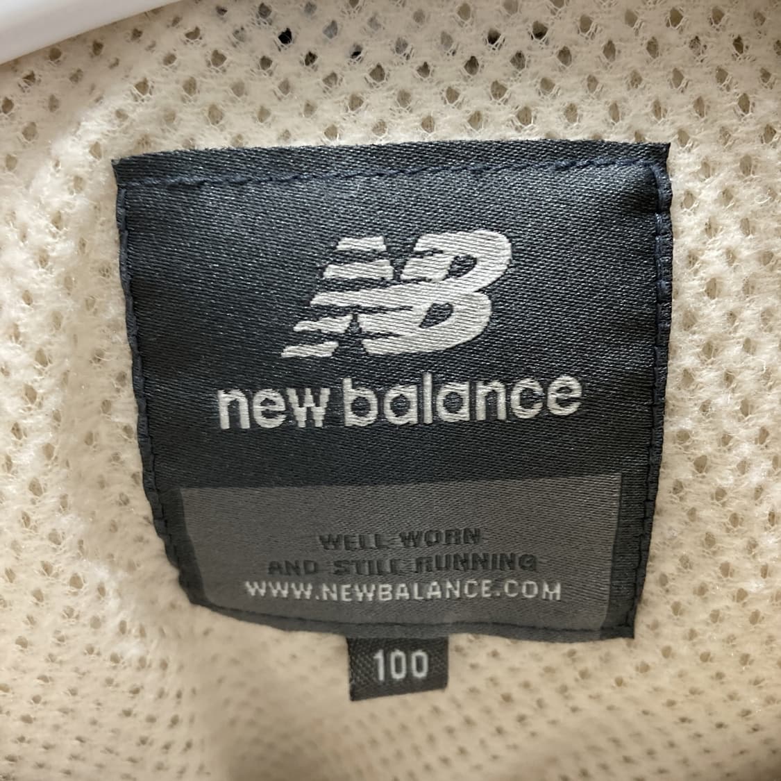 뉴발란스 키즈 플리스집업자켓 베이지 100 상품이미지3