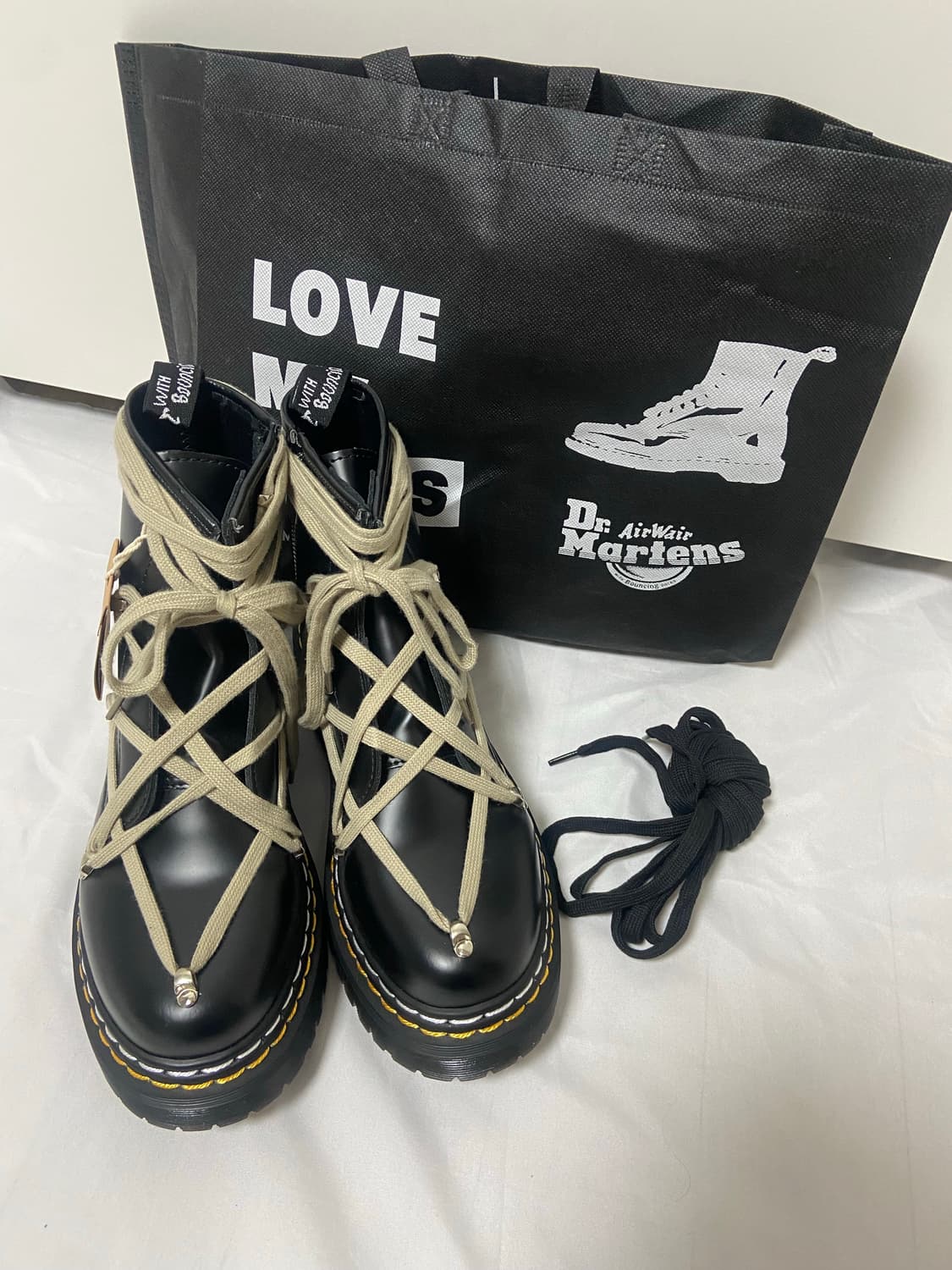 릭오웬스 닥터마틴 1460 벡스 부츠 상품이미지1