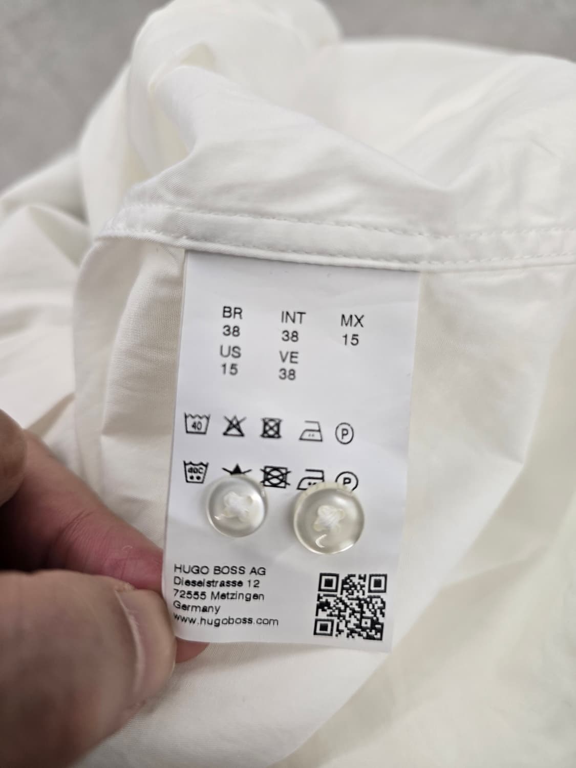 휴고보스 남자 셔츠.  싸이즈 90~95
 상품이미지5