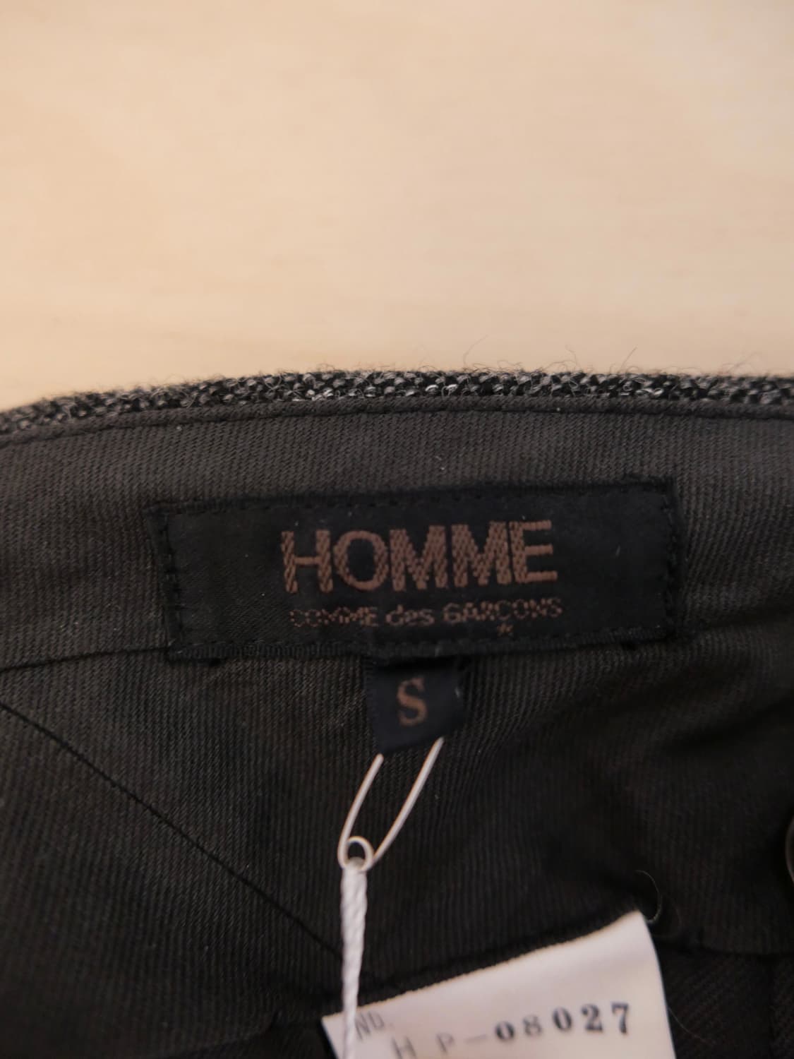 꼼데가르송 다나카 옴므 울 팬츠 상품이미지6