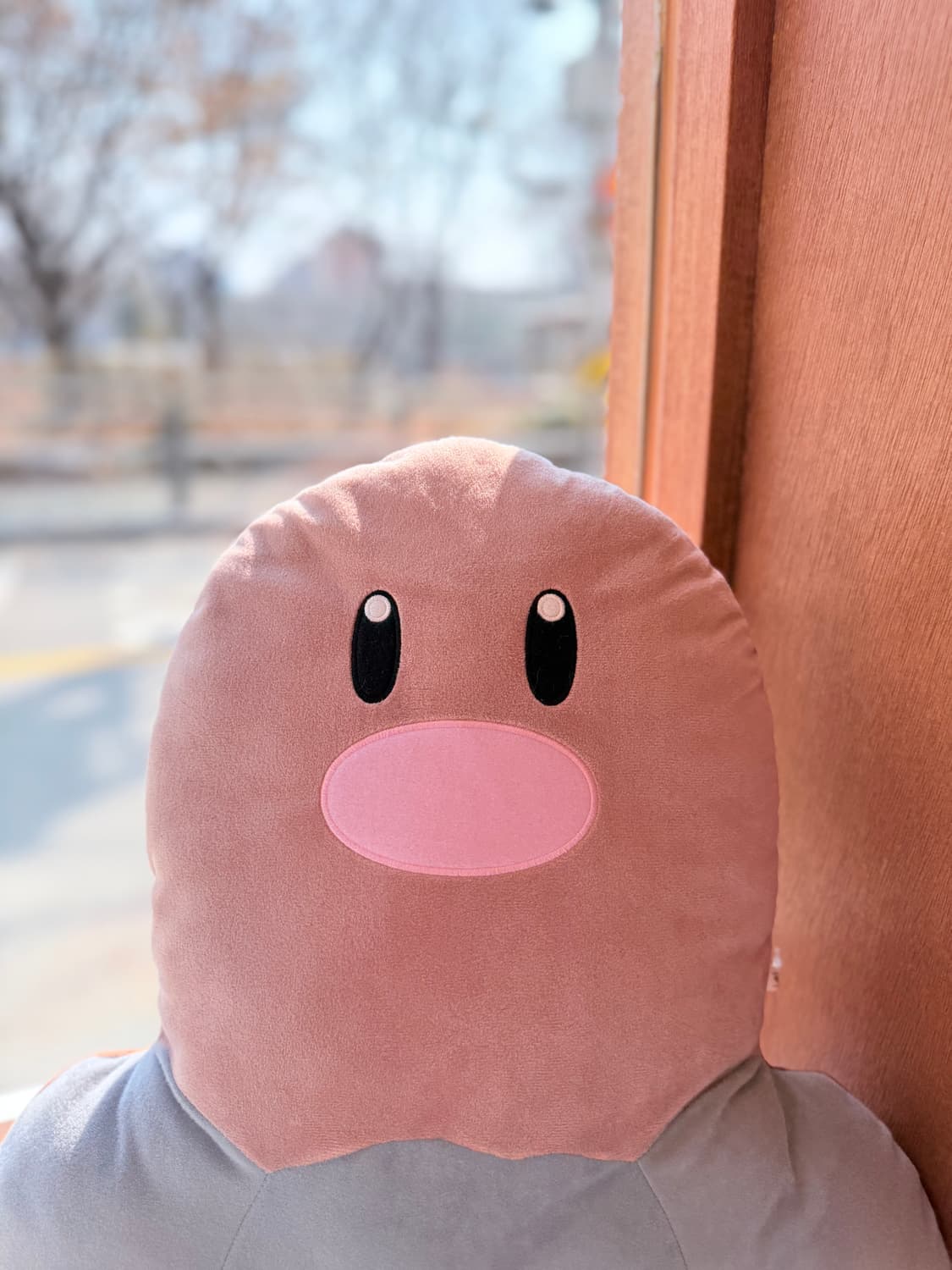 일본 포켓몬 디그다 쿠션 봉제인형 37cm 상품이미지3