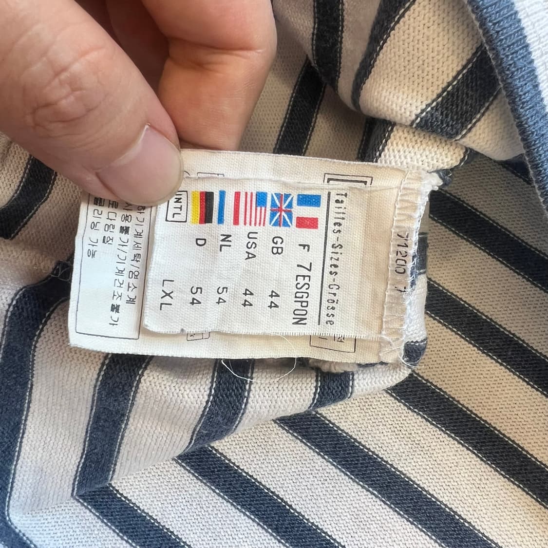 [L~XL]세인트제임스 스트라이프 반팔 티셔츠 상품이미지5