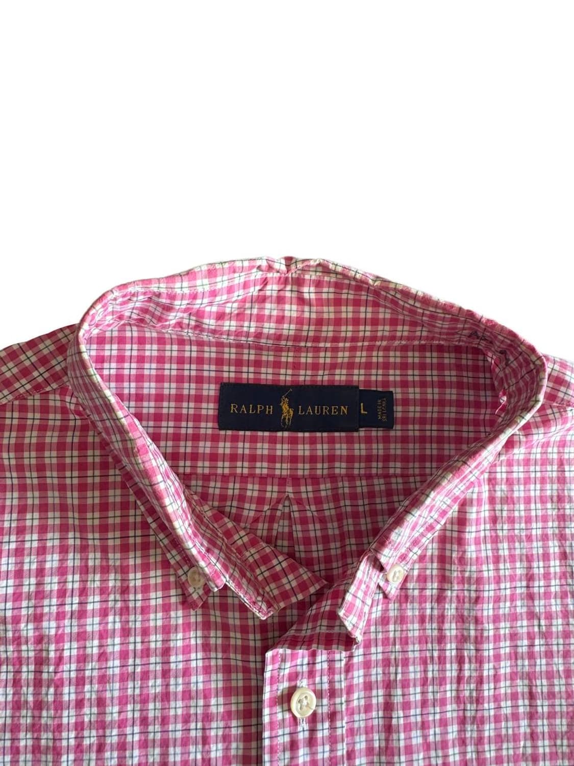 PRL button down gingham check shirts 상품이미지4