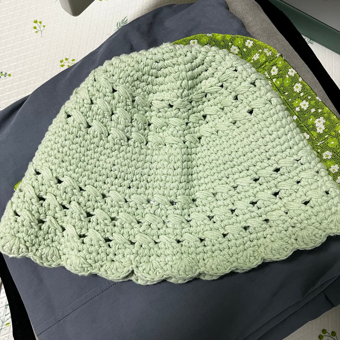 다이애그널 버킷햇 상품이미지1