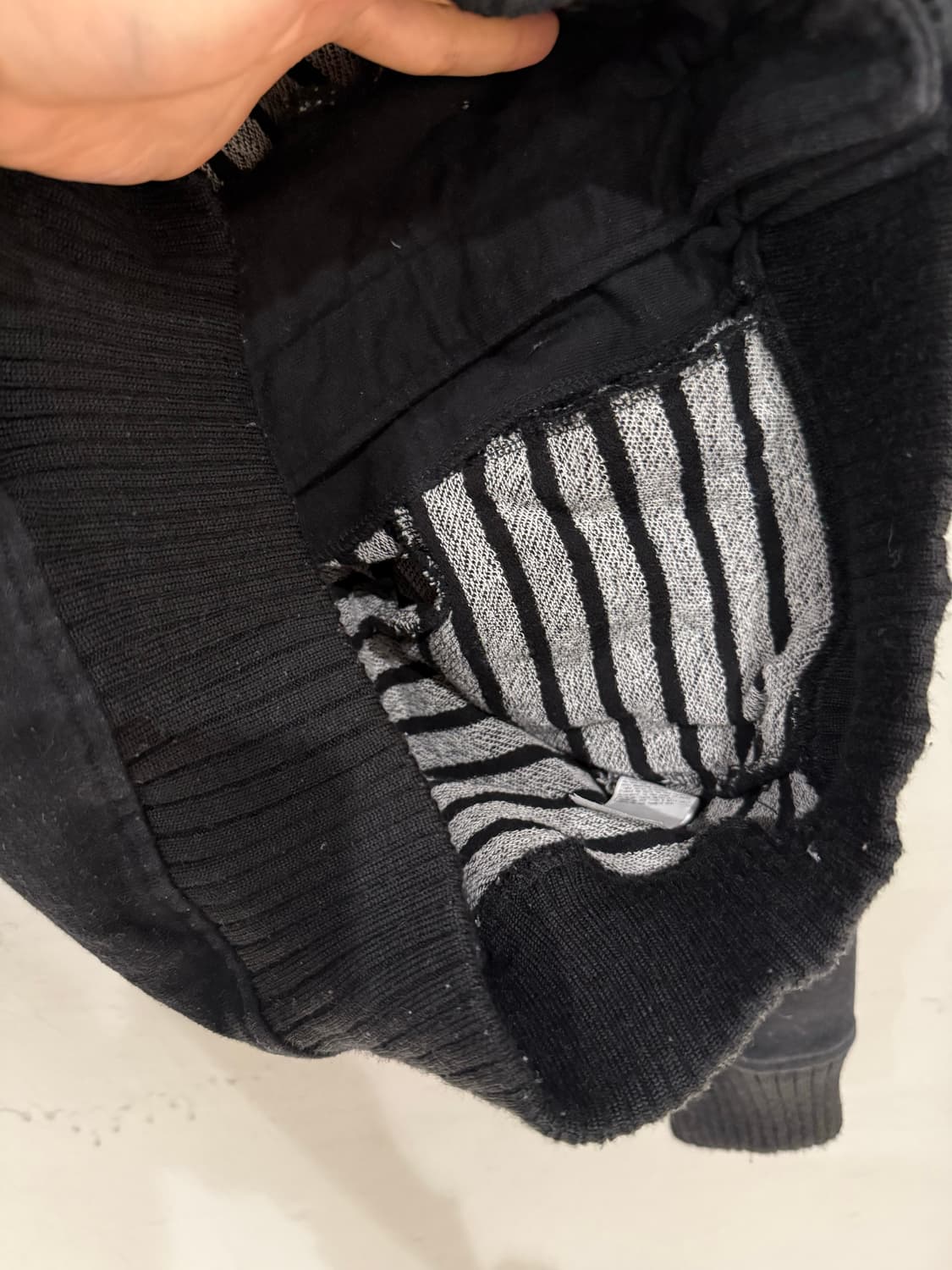 duffle button collar detail 2-way zip-up 상품이미지8