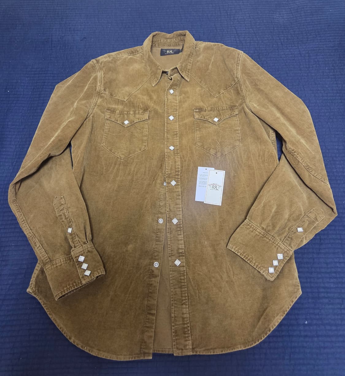 RRL 코듀로이 웨스턴 셔츠 L사이즈 상품이미지1