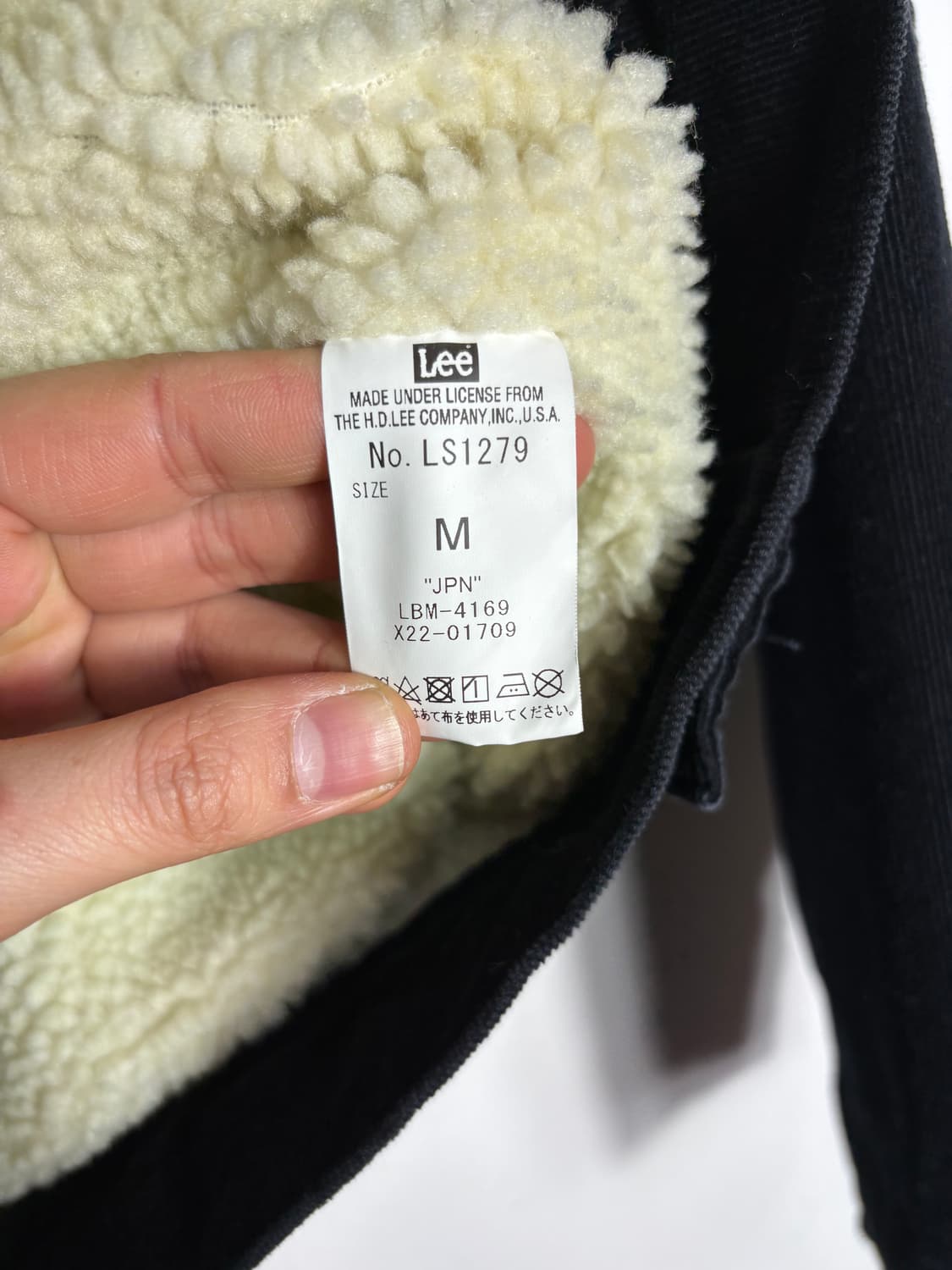 Lee 리 블랙 코듀로이 자켓 상품이미지5