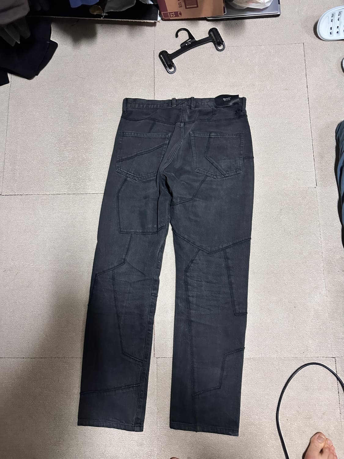 언더커버리즘 패치 블랙 데님 상품이미지7