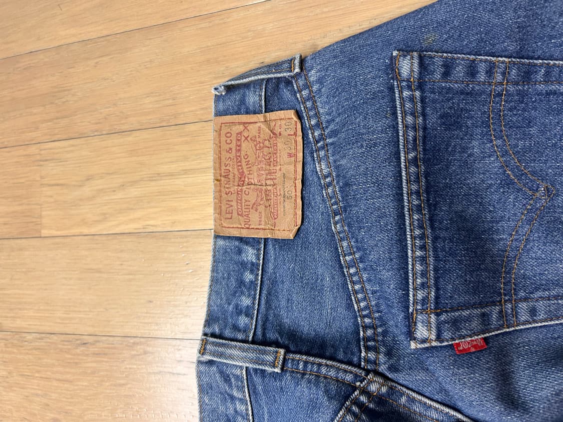 80s미제리바이스501 30/30 66후기 상품이미지3