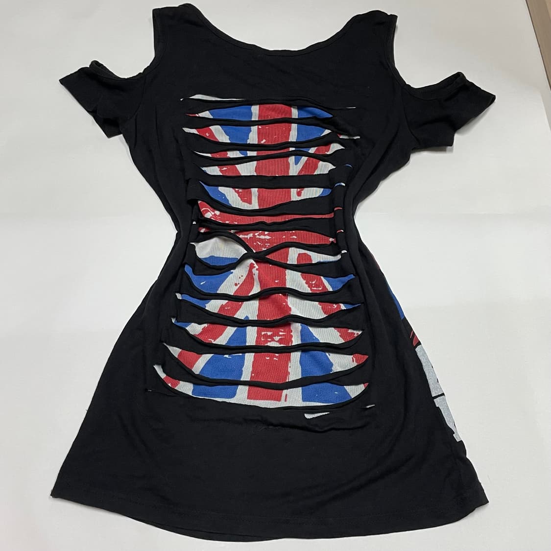 Shop 502 오프숄더 데미지 포인트 티셔츠 상품이미지2