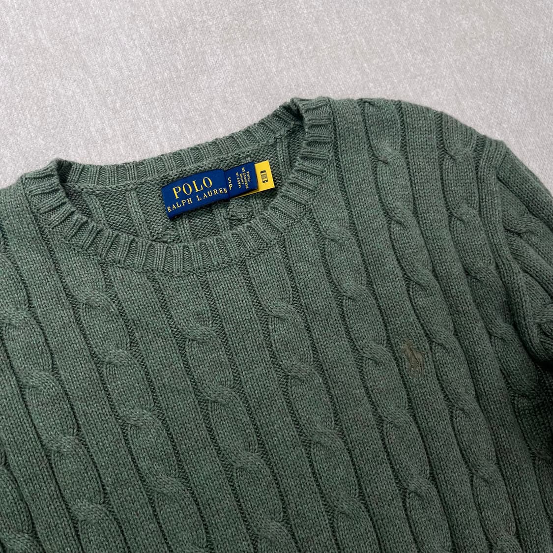 95 폴로랄프로렌 신형라벨 꽈배기 니트 상품이미지2
