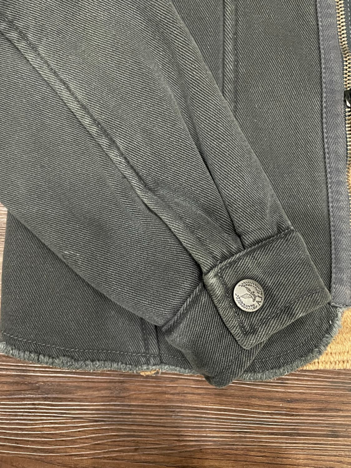 아르마니 진스 이태리제 투웨이 자켓 그레이 상품이미지4