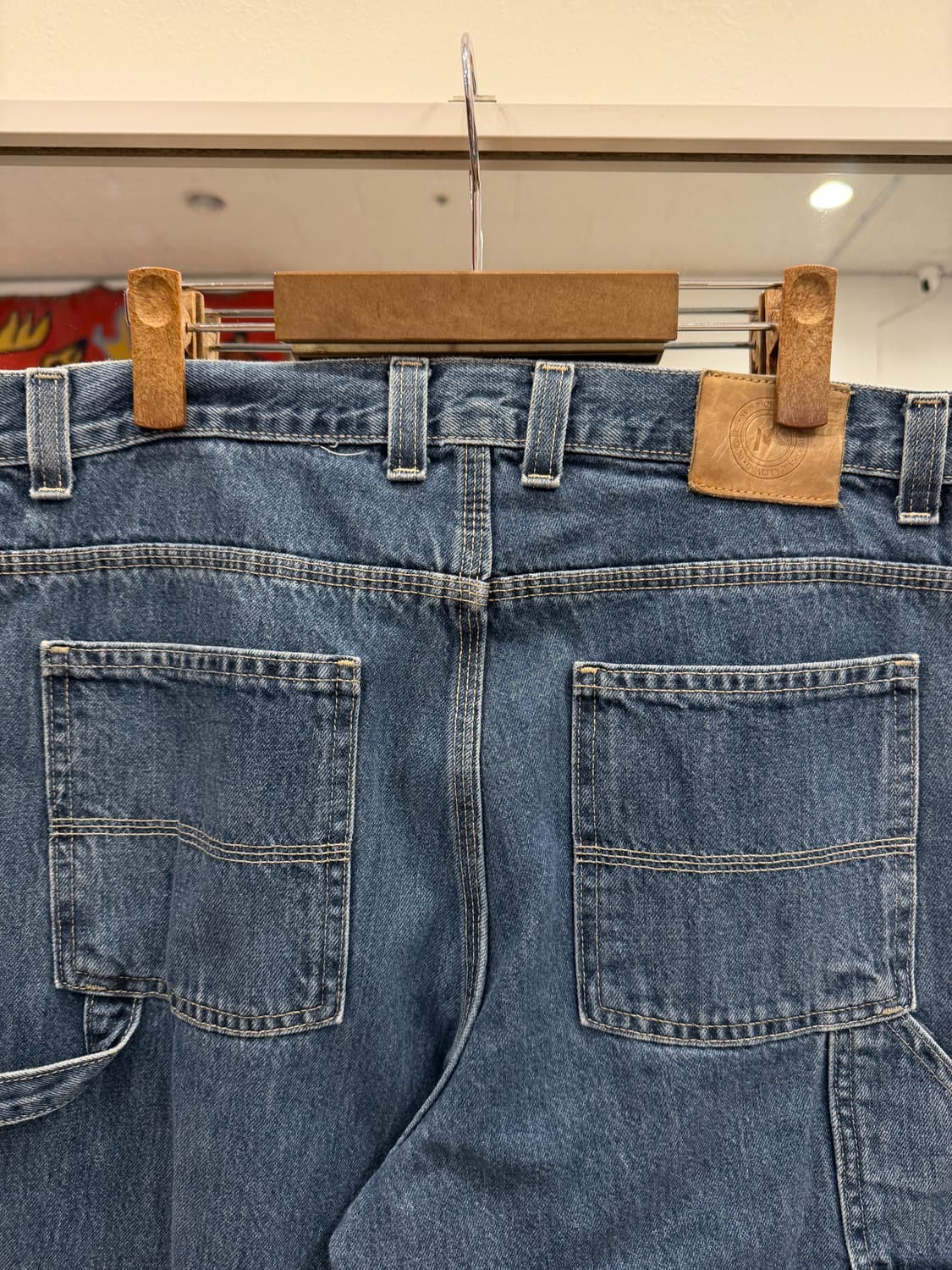 00s M Superior 빈티지 카펜터 데님 워크 팬츠 (33inch) 상품이미지7