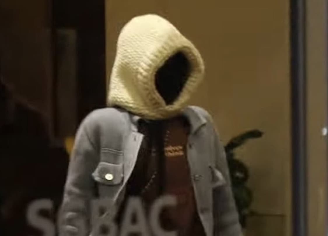 [제니착용] jw앤더슨 바라클라바 그레이/핑크  상품이미지4