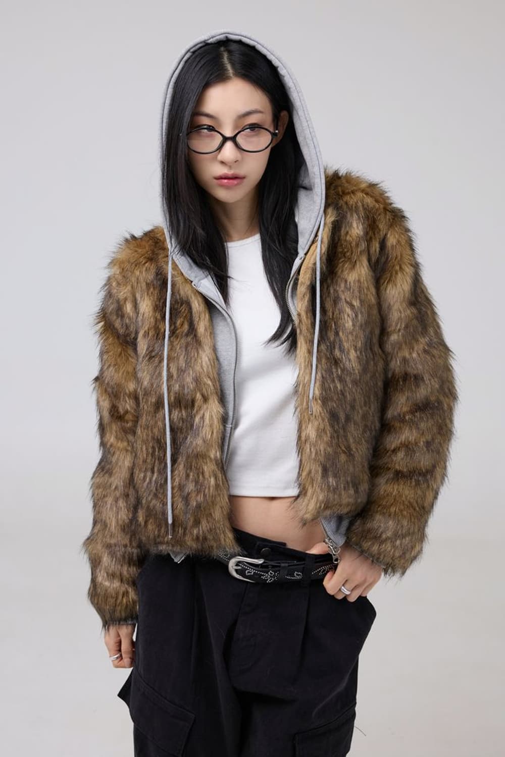 포르테나 미란다 에코 퍼 재킷 상품이미지1