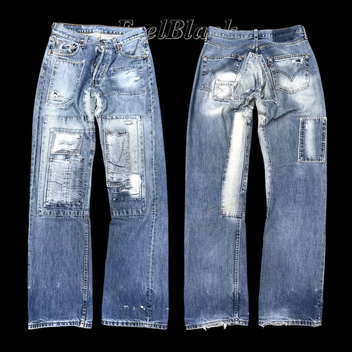 Levi’s Patchwork Damaged Denim 상품이미지10