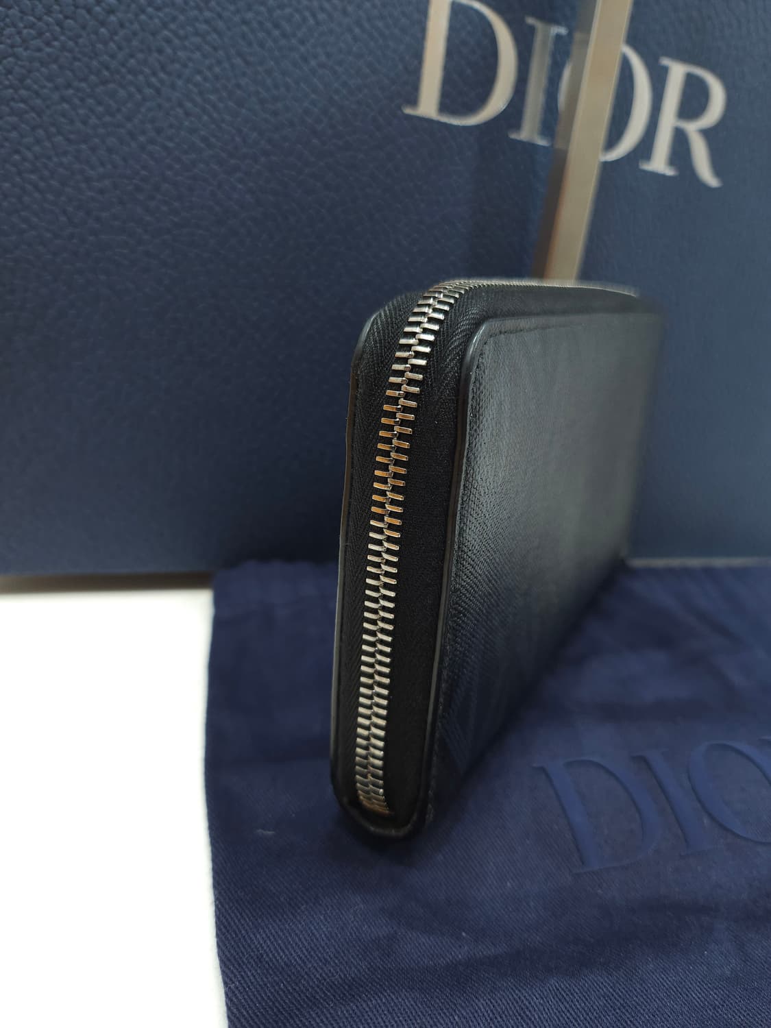 디올 다이아몬드 지퍼 장지갑  상품이미지4