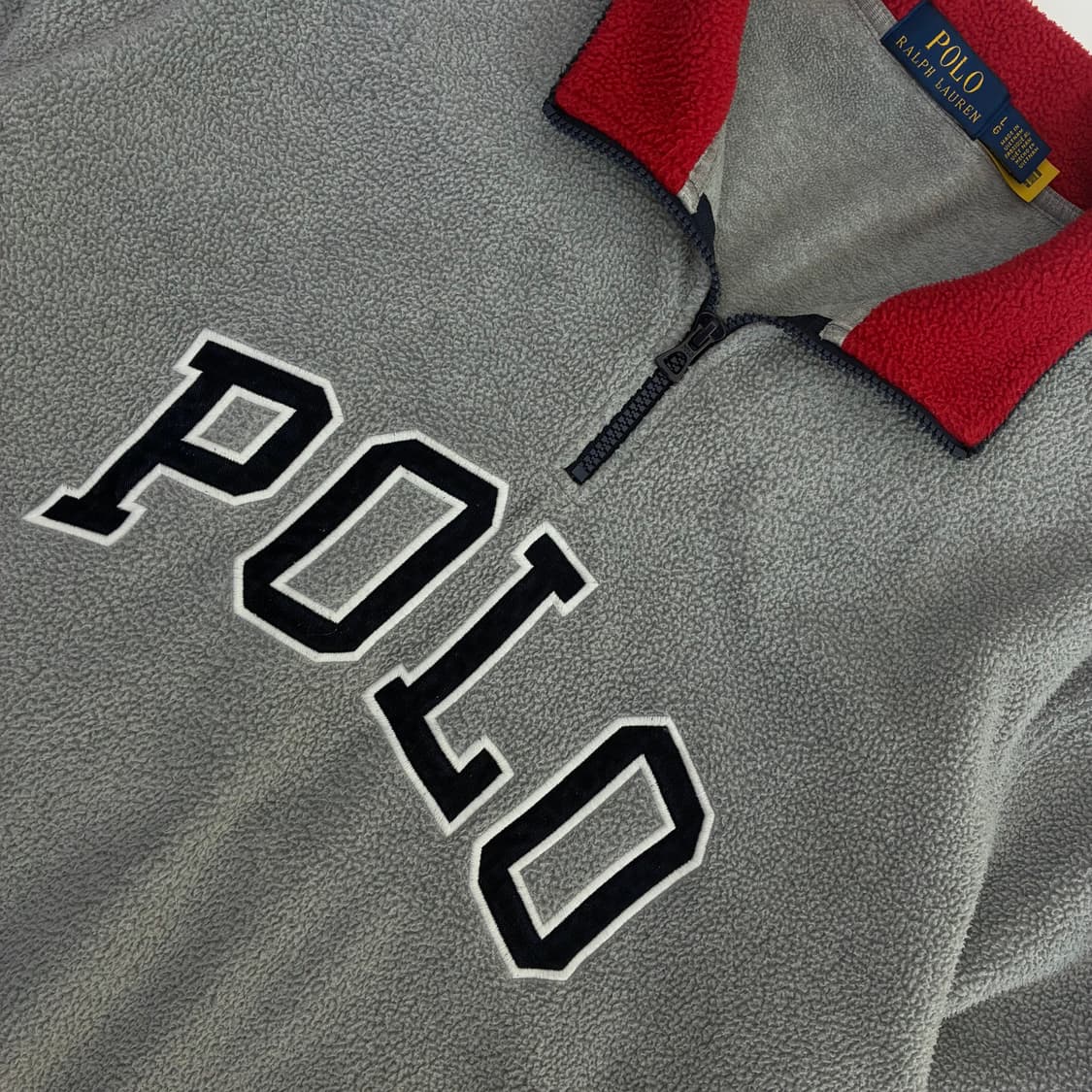 Polo 폴로 랄프로렌 신형POLO 멜란지 그레이 플리지 웜업 상품이미지3