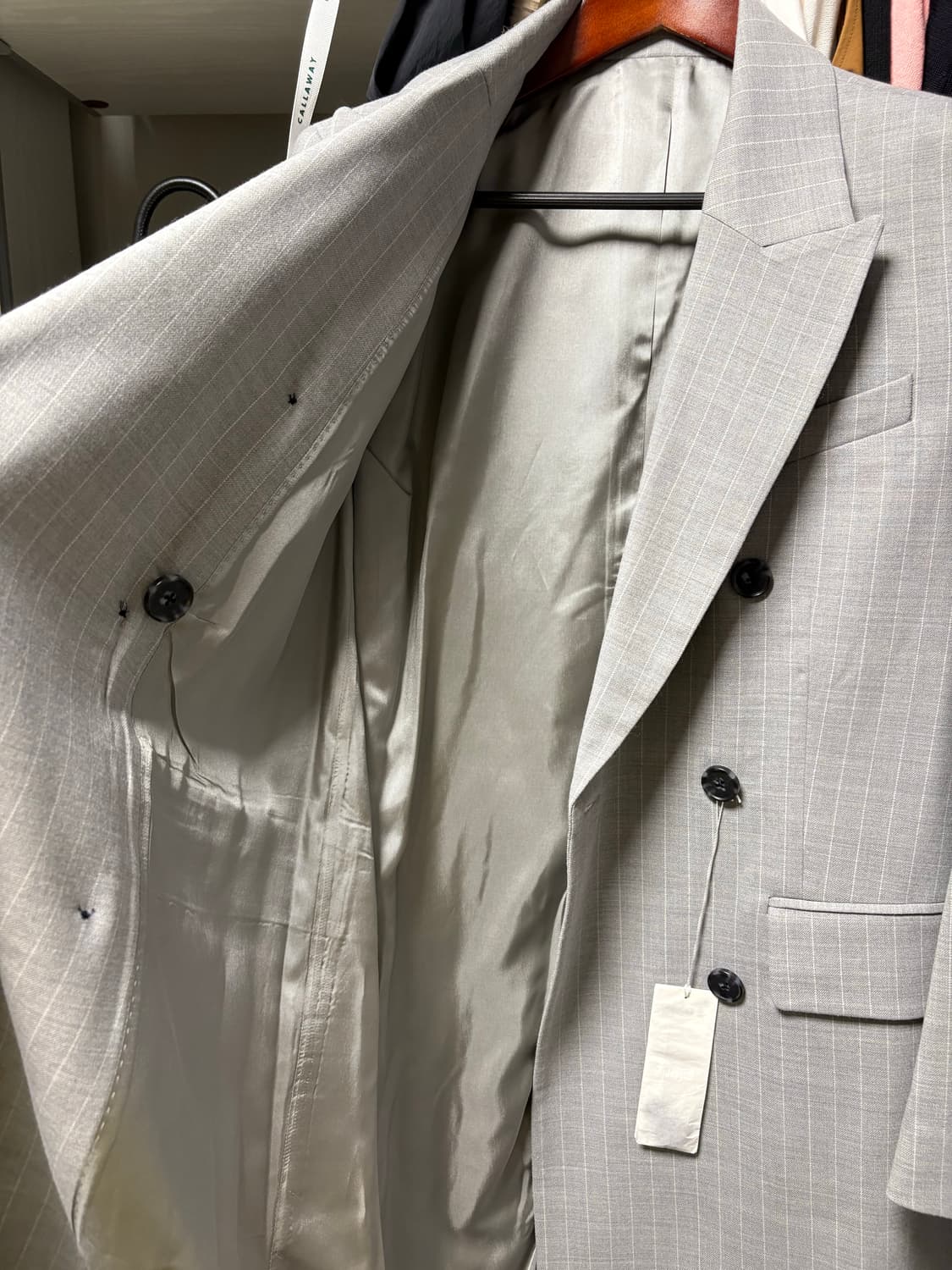 아르켓 테일러드 핀스트라이프 코트 36 상품이미지6