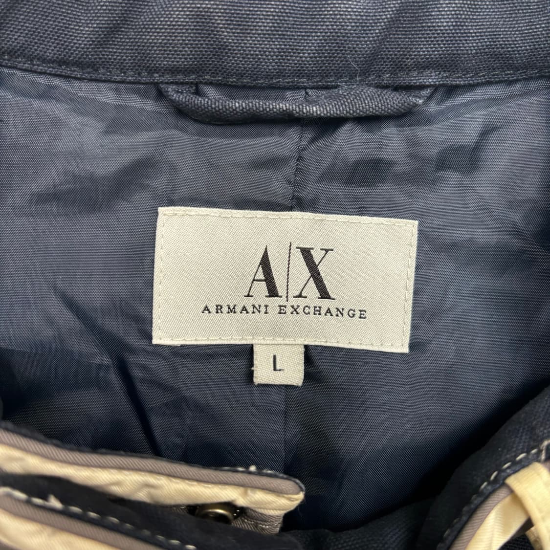 아르마니 익스체인지 파이핑 싱글 라이더 자켓 L 상품이미지7