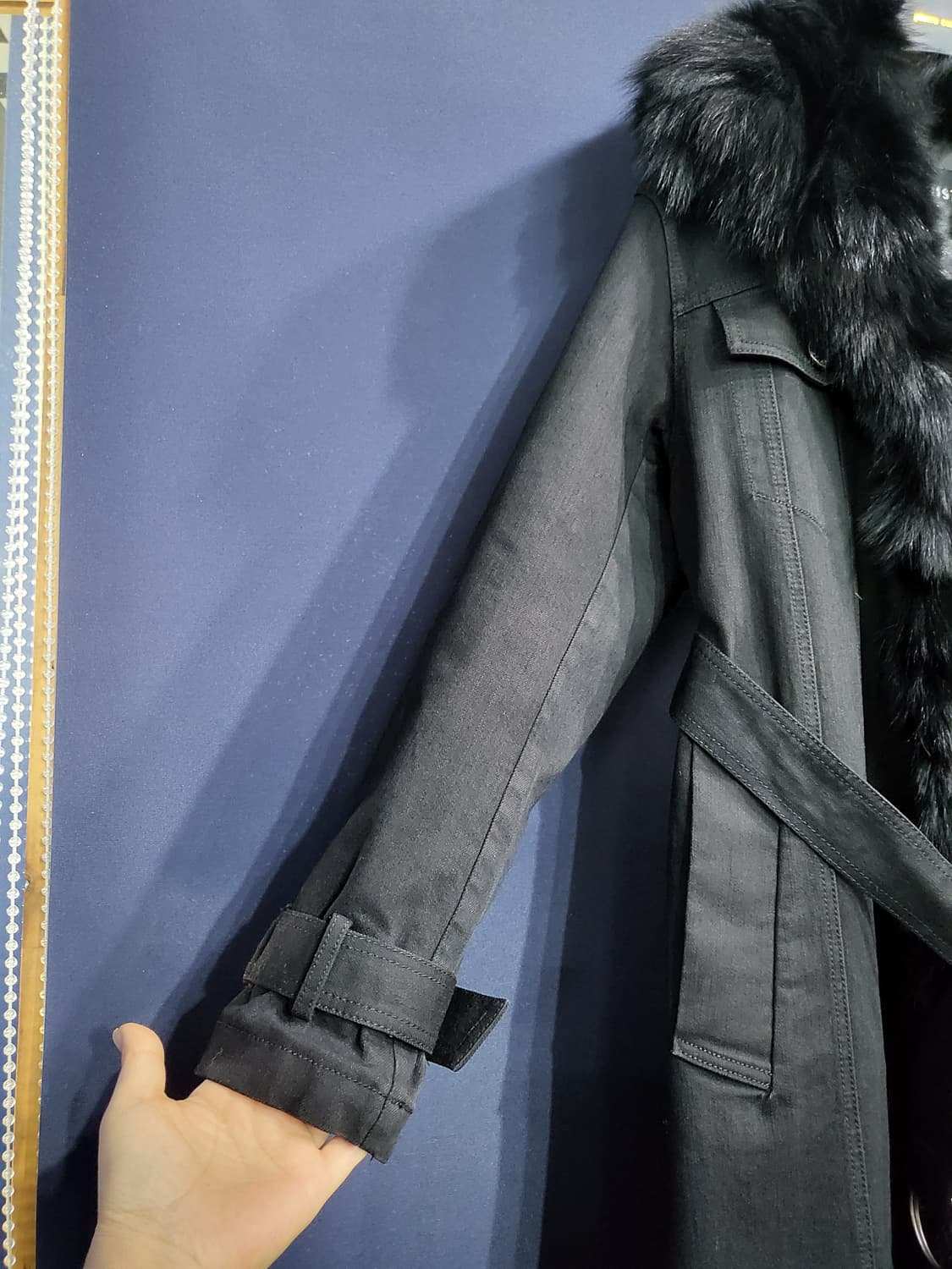 에고이스트 폭스 데님 롱패딩 상품이미지3